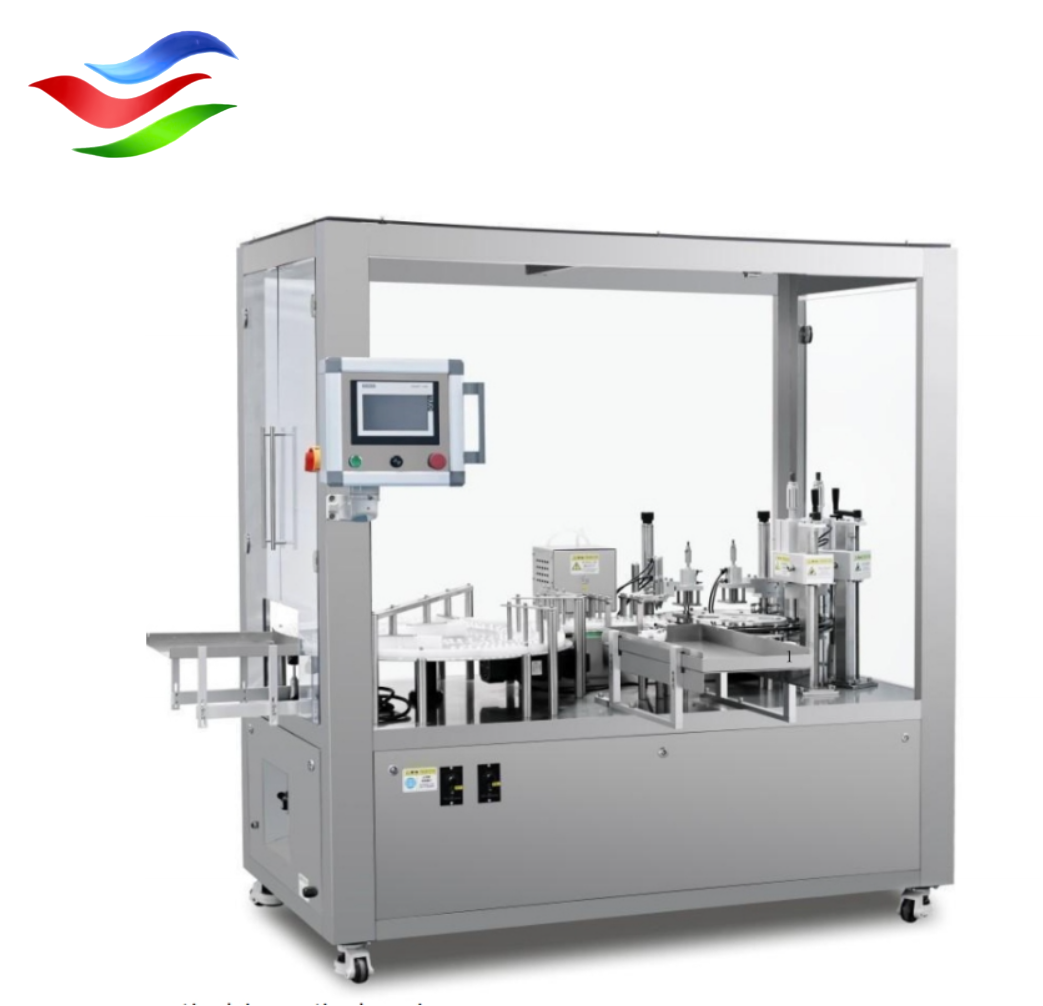 Automatic vial filling and capping machine